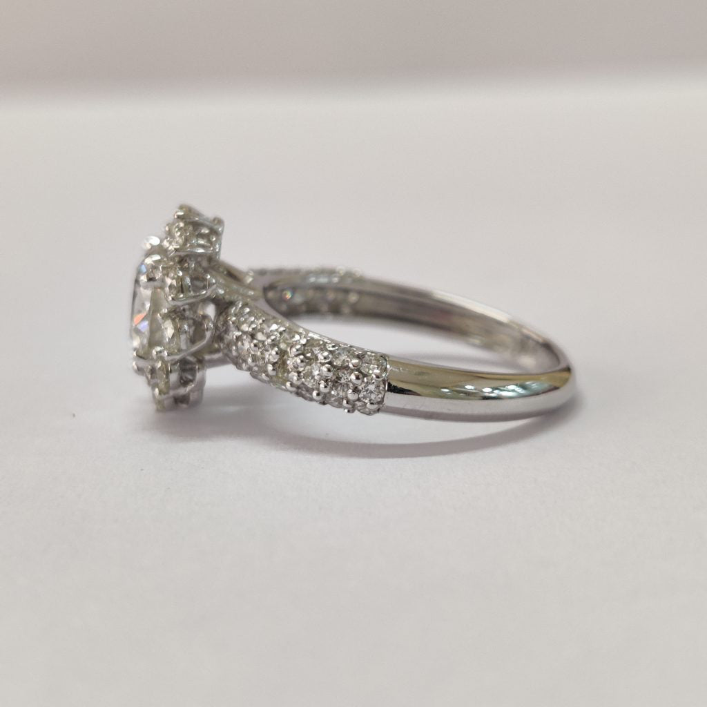 Load image into Gallery viewer, Ready To Ship Blanche Moissanite Ring Online at Fiona Diamonds
