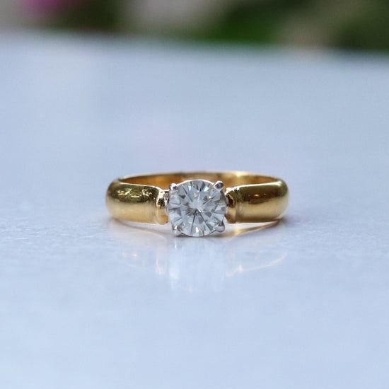 Ready To Ship Camille Moissanite Ring Online at Fiona Diamonds