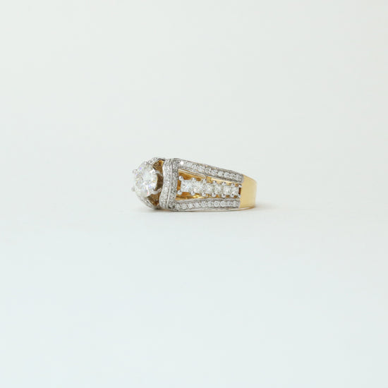 Ready To Ship Chanel Moissanite Ring Online at Fiona Diamonds