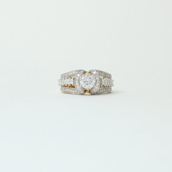 Ready To Ship Chanel Moissanite Ring Online at Fiona Diamonds