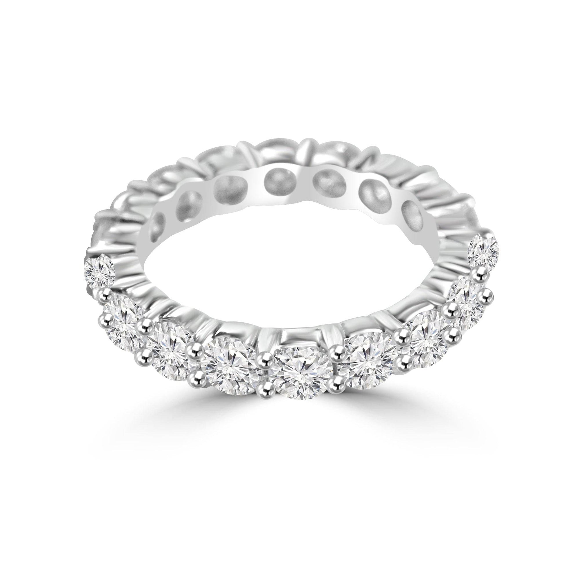 Eternity Ring Design Grain Lab Grown Diamond Eternity Ring Fiona Diamonds