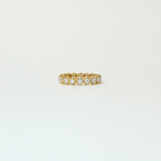 Lorraine Moissanite Simple Ring Design