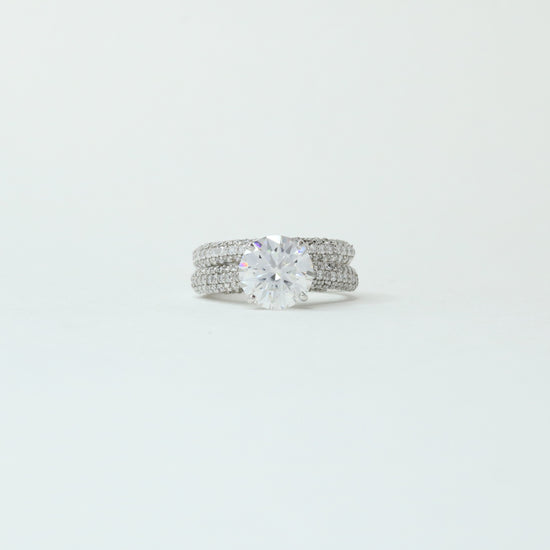 Ready To Ship Kaylee Moissanite Ring Online at Fiona Diamonds