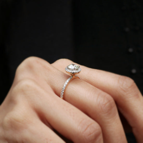Load image into Gallery viewer, Jasmine Lab Grown Diamond Ring - Fiona Diamonds - Fiona Diamonds
