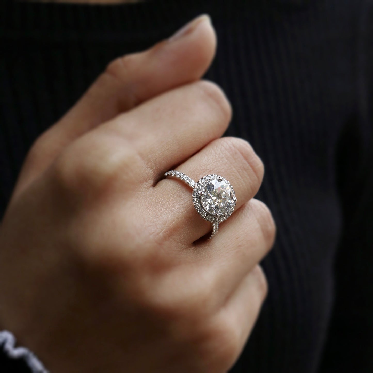Rose Lab Grown Diamond Ring - Fiona Diamonds - Fiona Diamonds
