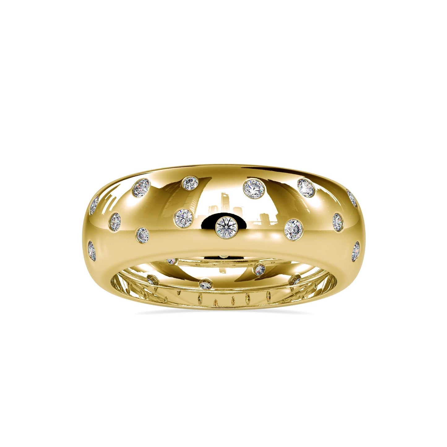 Elliot Lab Diamond Ring Yellow / 18 KT