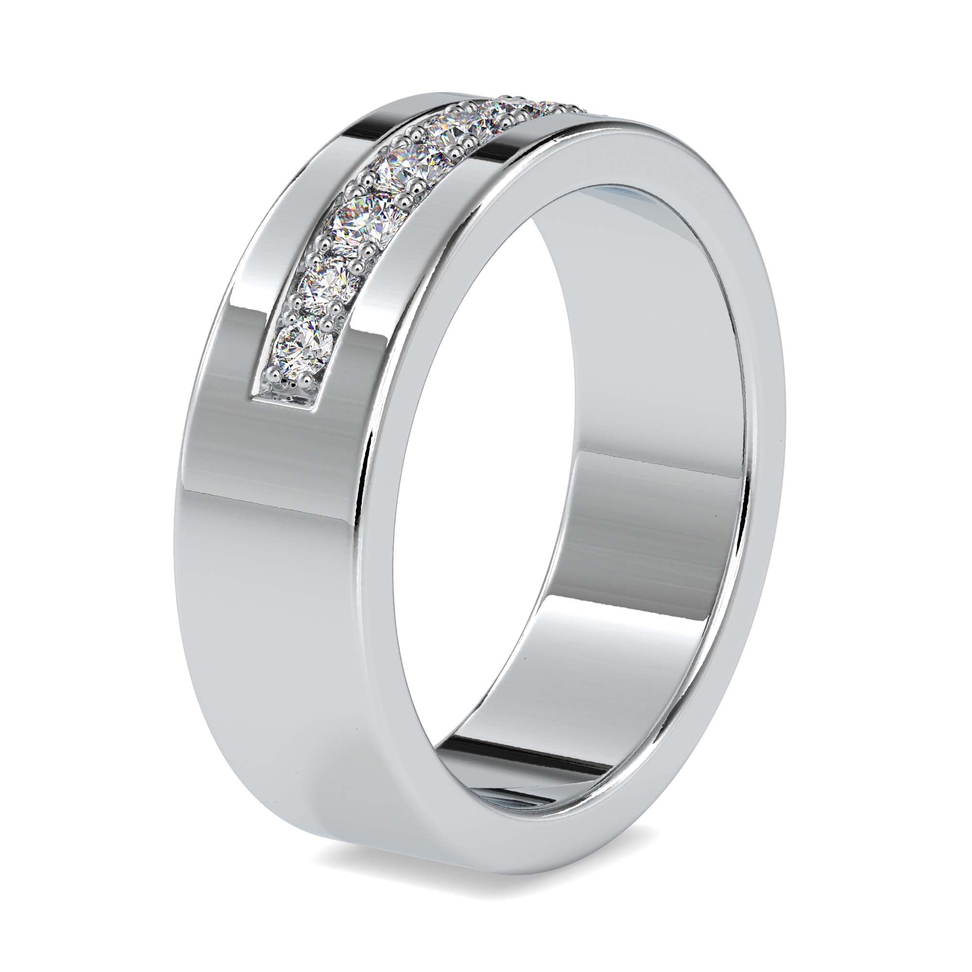 Elijah Lab Diamond Ring Yellow / 18 KT