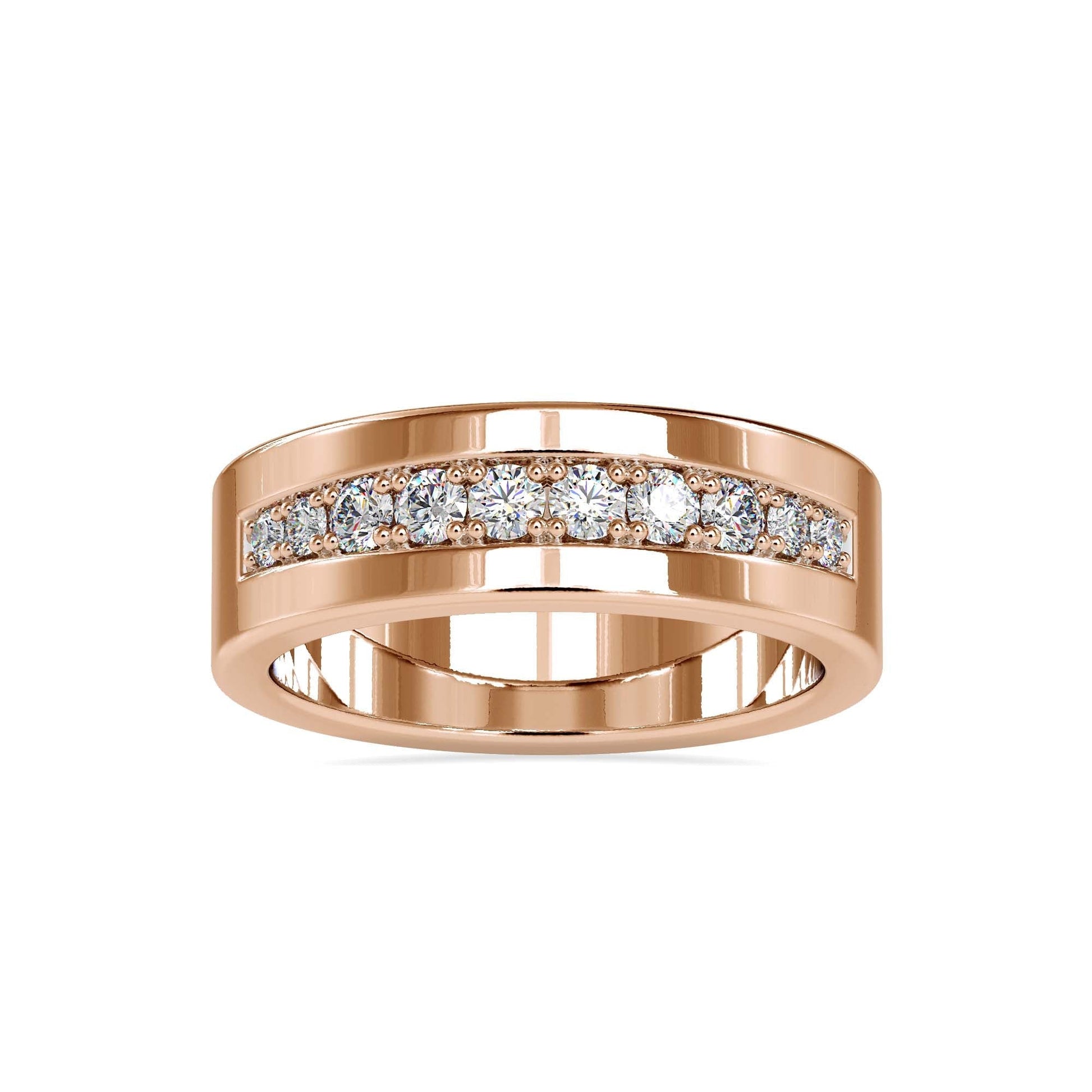 Elijah Lab Diamond Ring Yellow / 18 KT