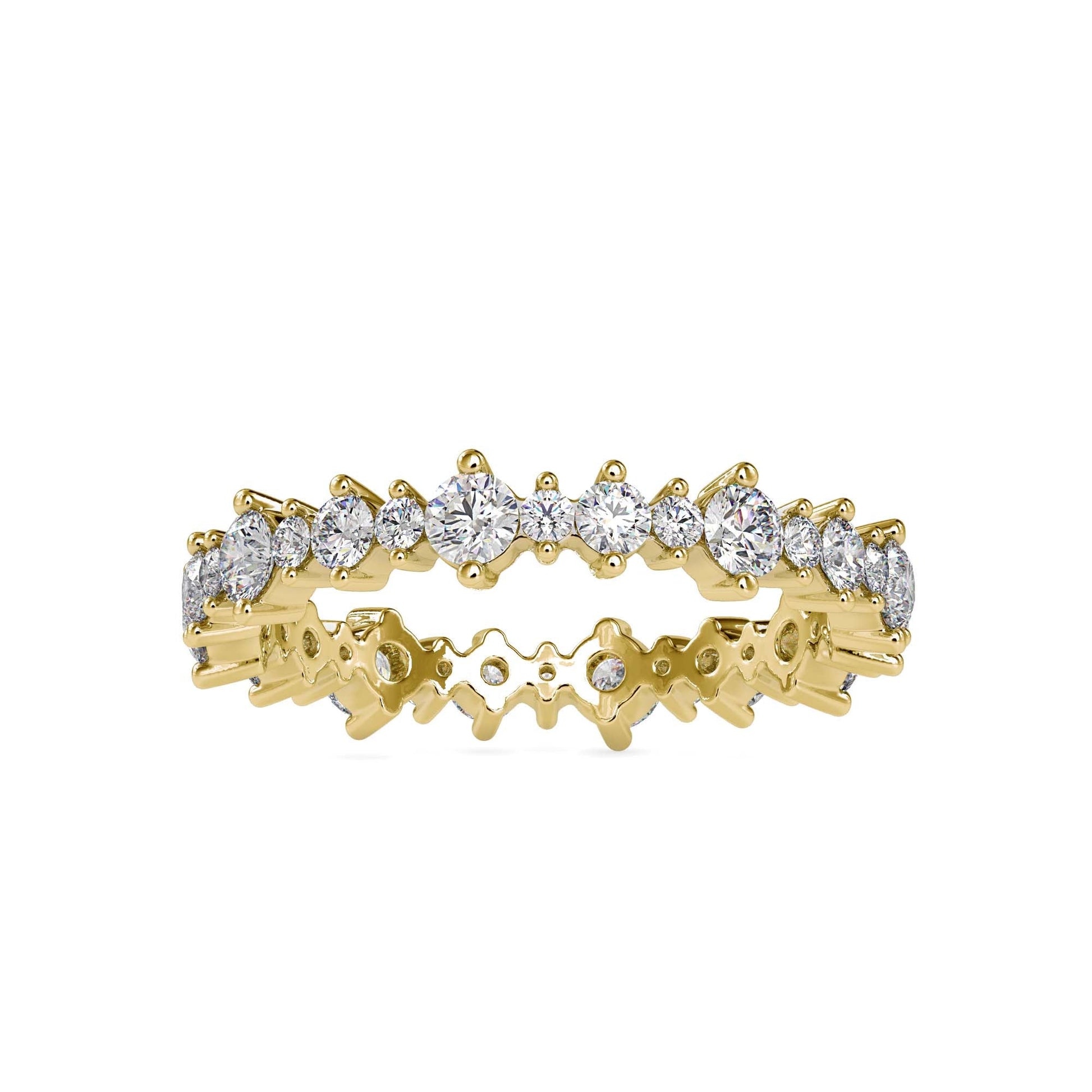 Eternity Rings for Women Stun Lab Grown Diamond Eternity Ring Fiona Diamonds