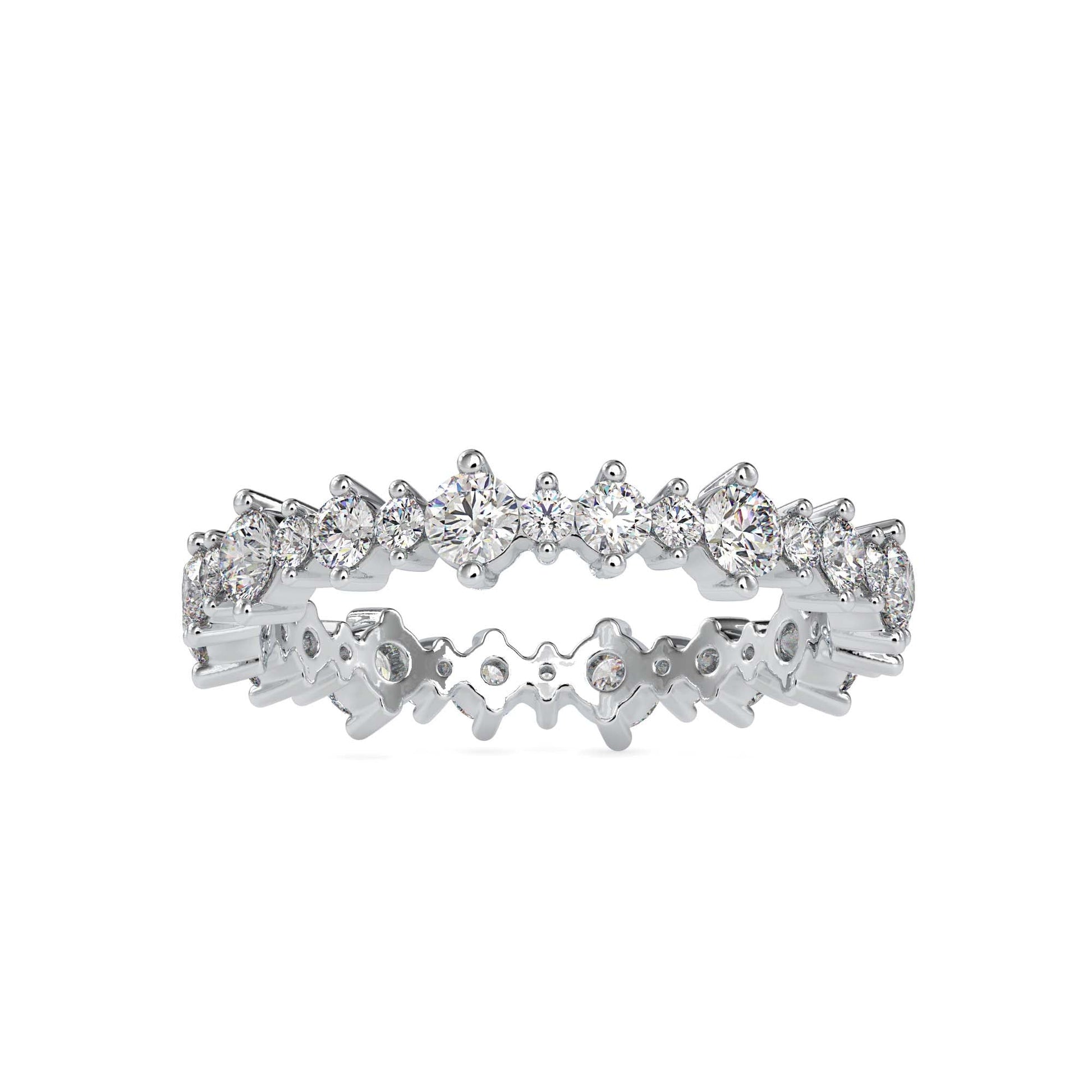 Eternity Rings for Women Stun Lab Grown Diamond Eternity Ring Fiona Diamonds
