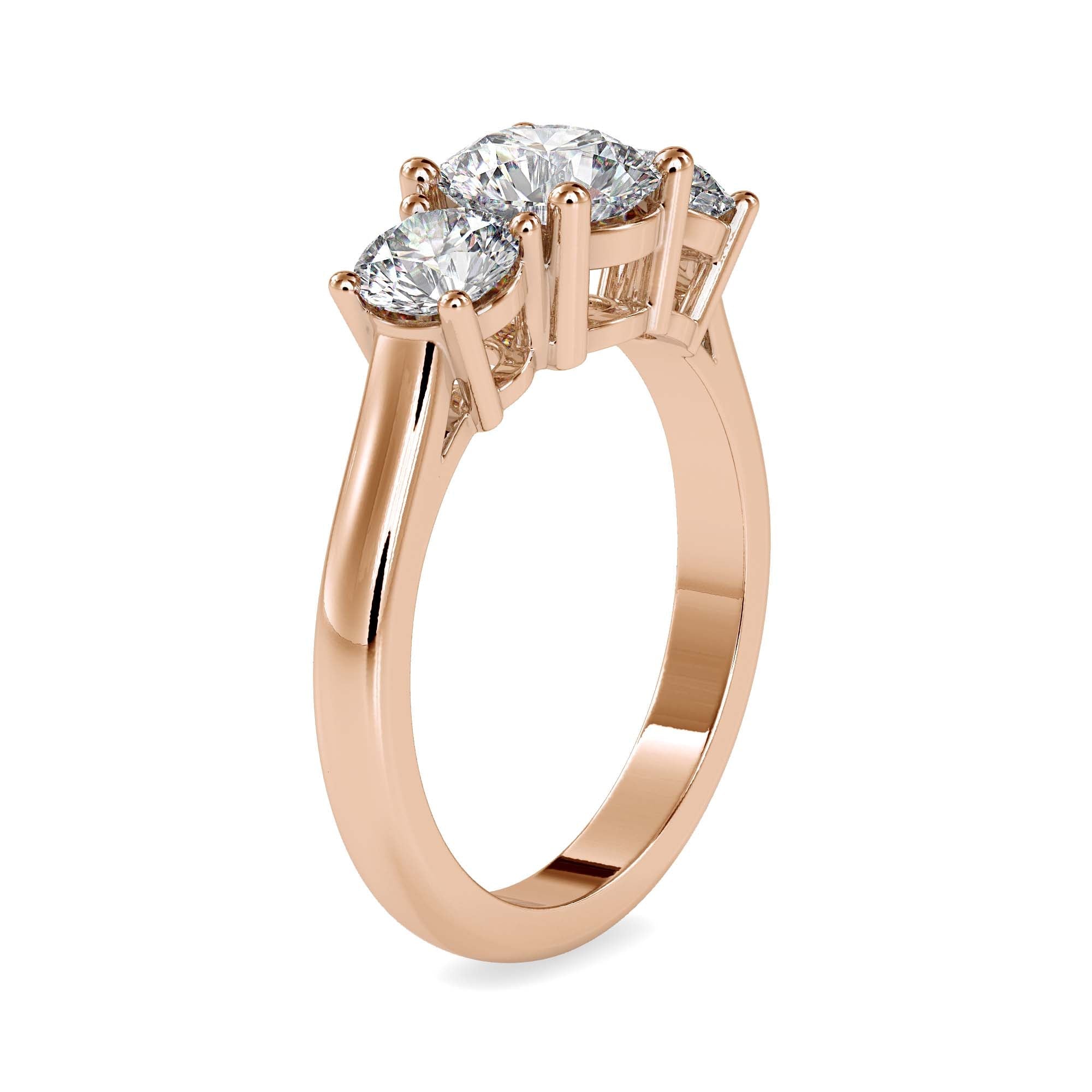 3 Stone Rings Collection Tia Lab Grown Diamond 3 Stone Ring Fiona Diamonds