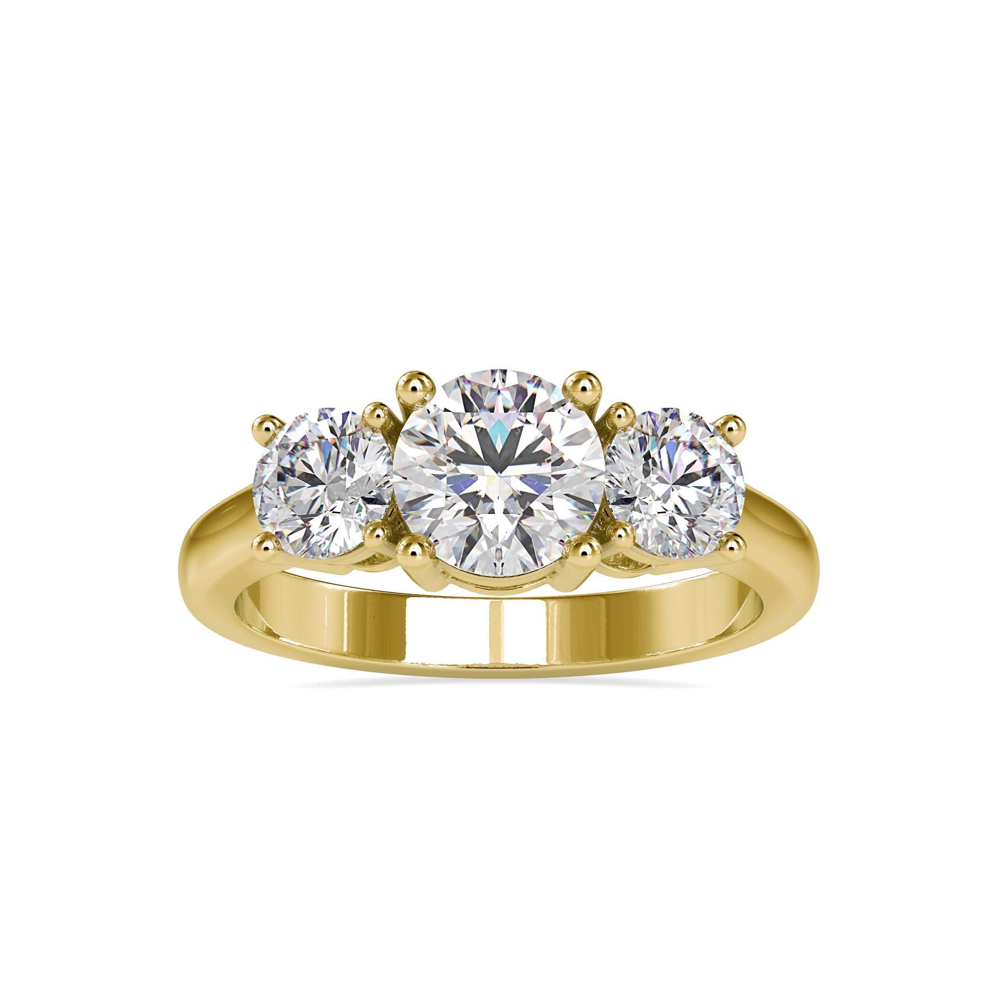 3 Stone Rings Collection Tia Lab Grown Diamond 3 Stone Ring Fiona Diamonds