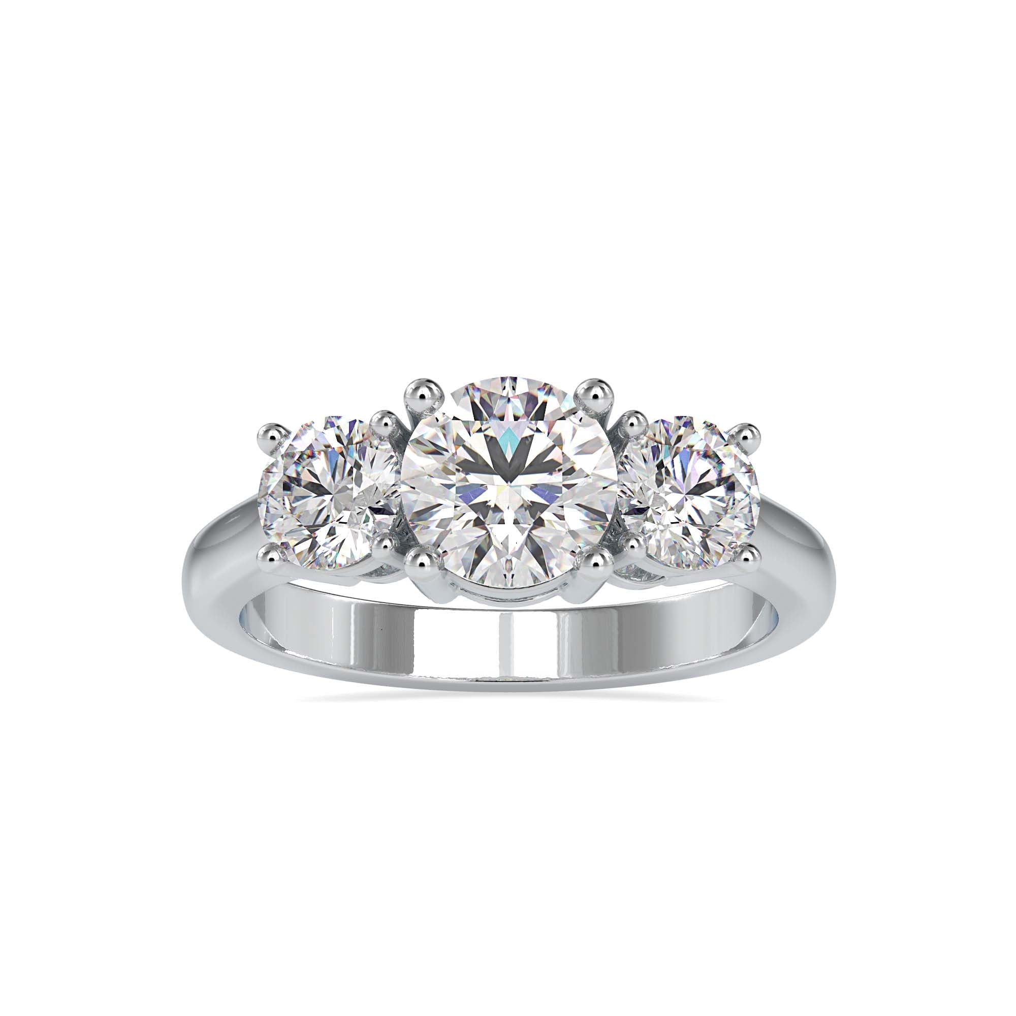 3 Stone Rings Collection Tia Lab Grown Diamond 3 Stone Ring Fiona Diamonds