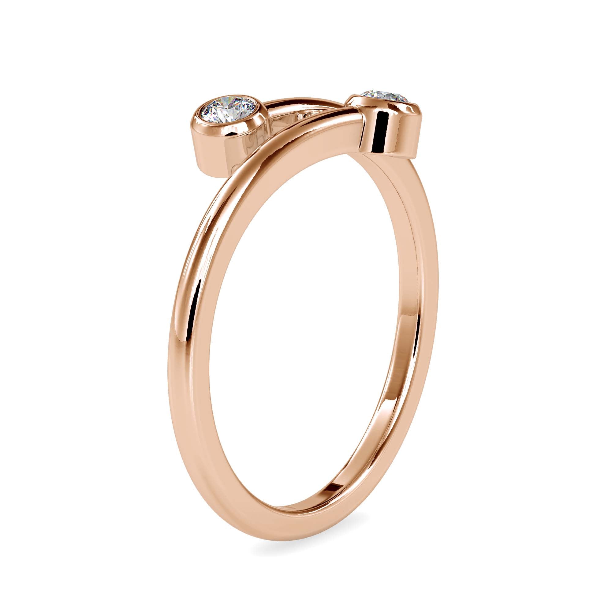 Twist Lab Diamond Ring Yellow / 12 / 18 KT