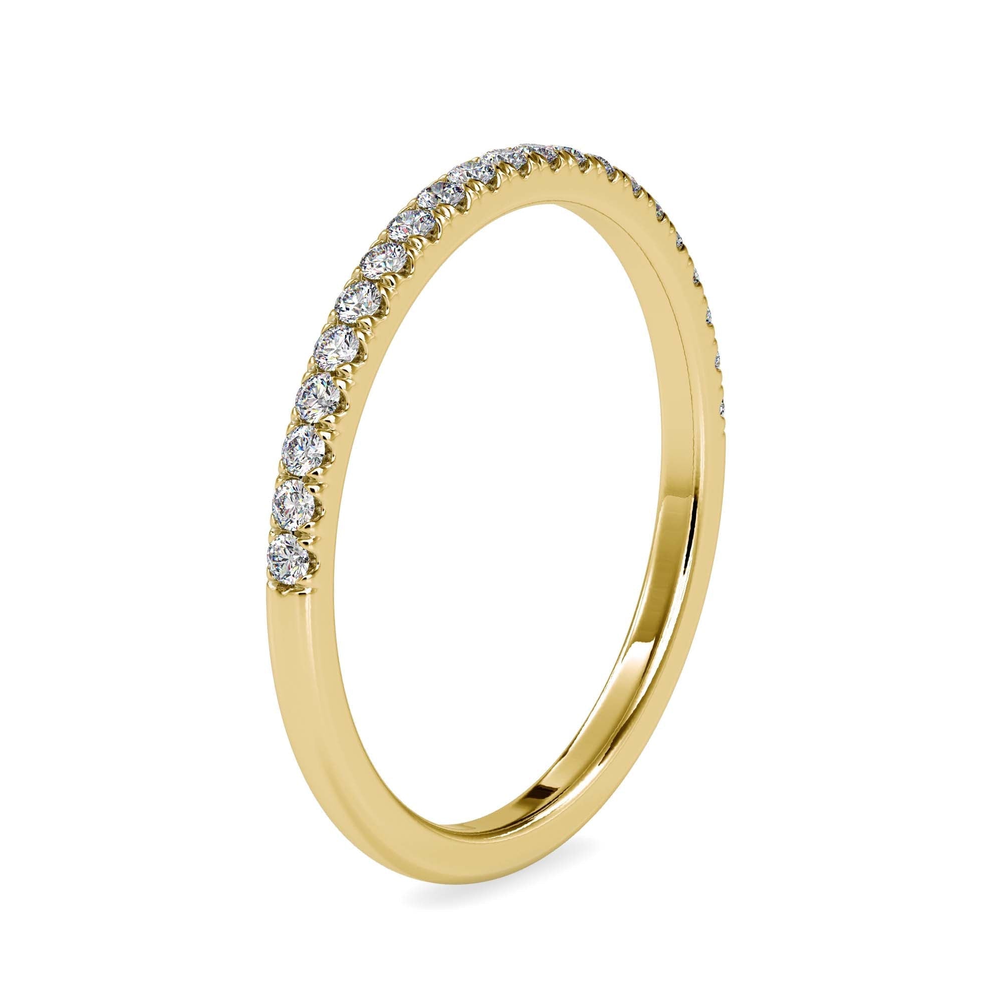 Simplicity  Lab Diamond Ring Yellow / 18 KT