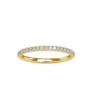 Simplicity  Lab Diamond Ring Yellow / 18 KT