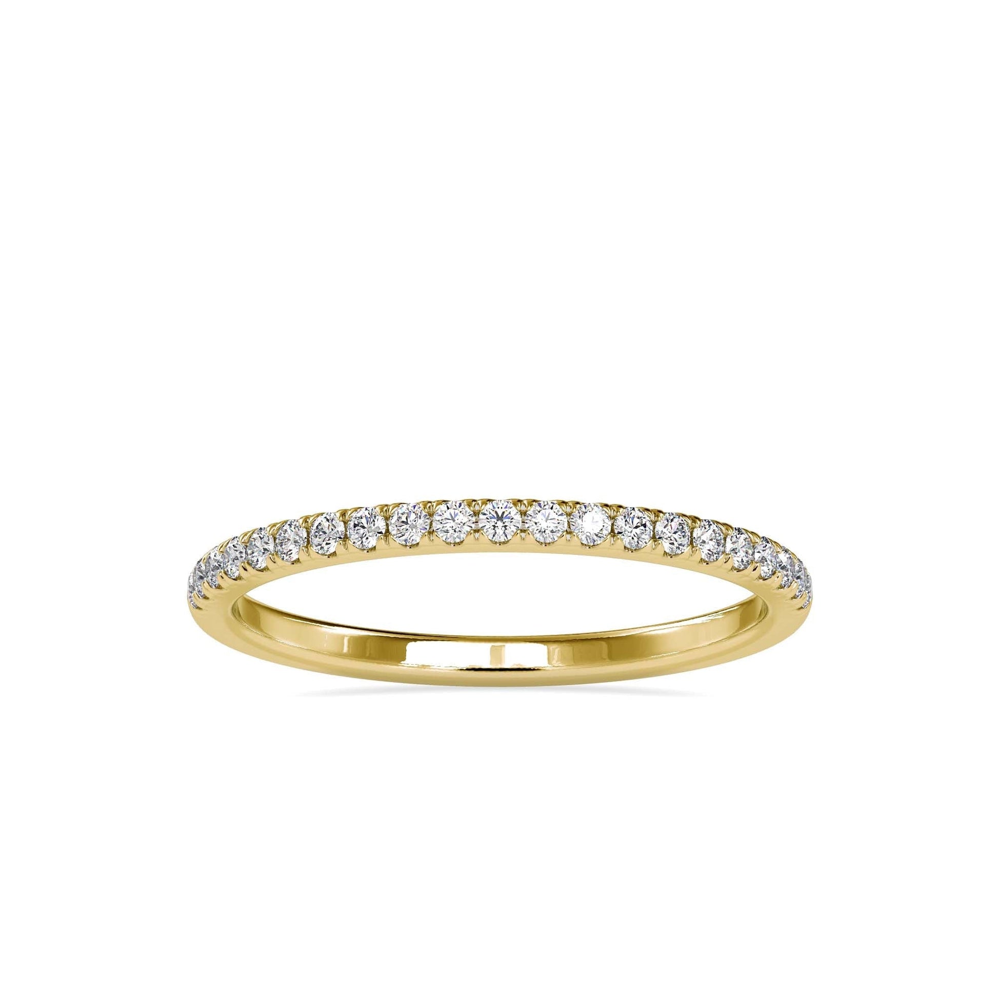 Simplicity  Lab Diamond Ring Yellow / 18 KT