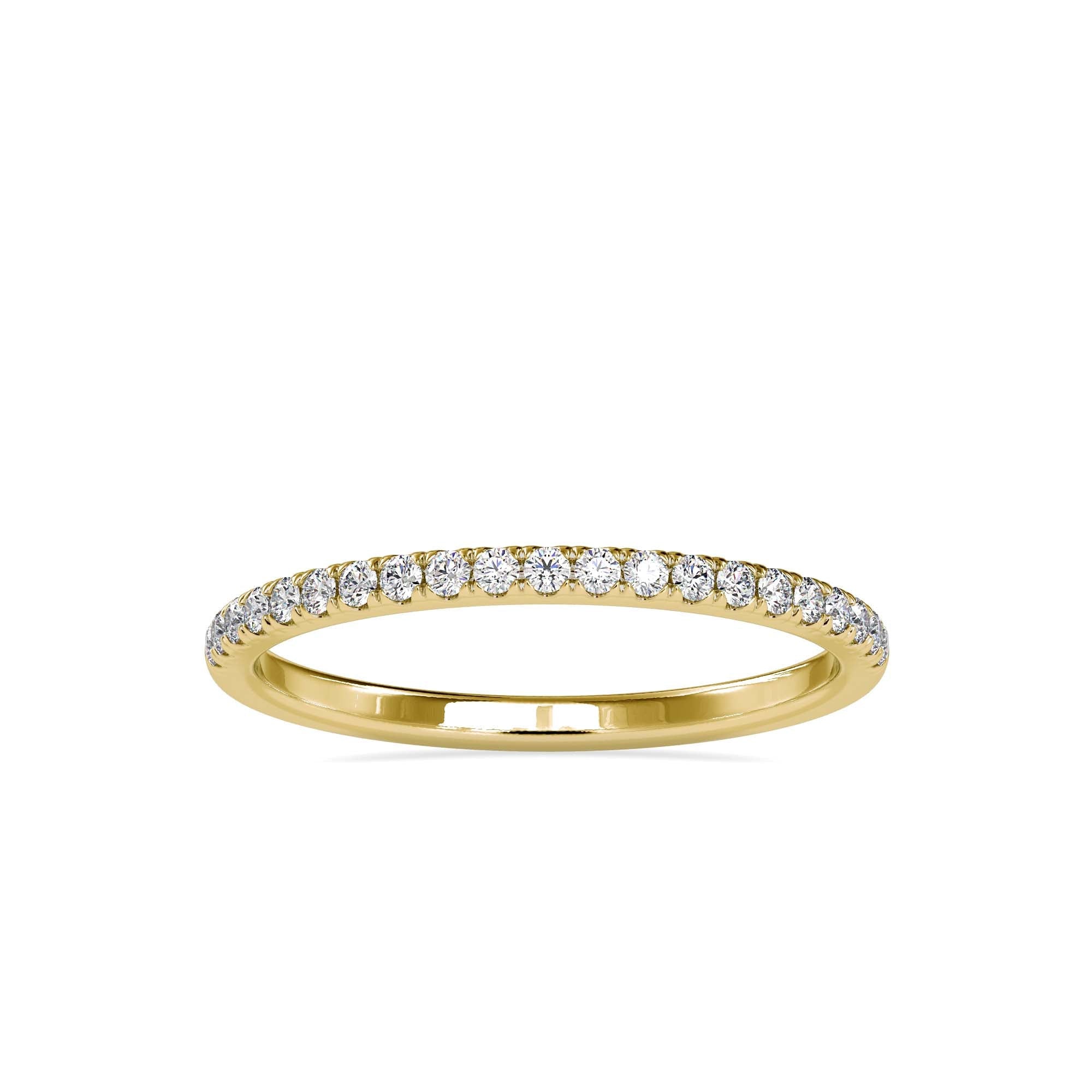 Simplicity  Lab Diamond Ring Yellow / 18 KT