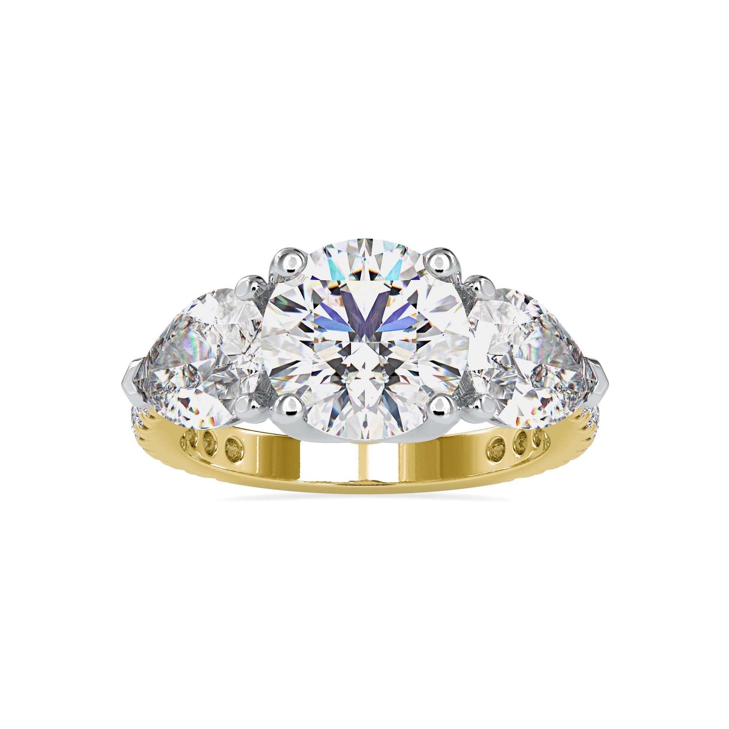 Oval 3-Stone Diamond Ring - Anthony's Jewelers - (800) 927-9030