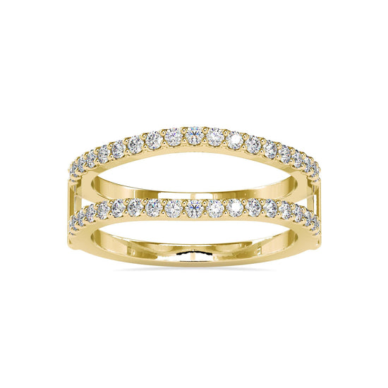 Parallel Diamond Ring Yellow / 18 KT