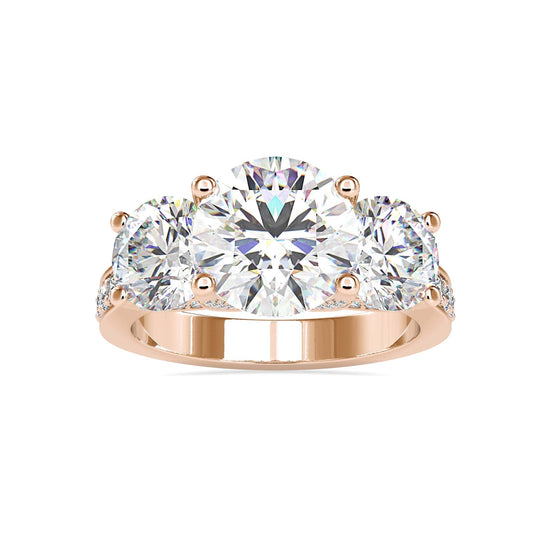 Load image into Gallery viewer, 3 Stone Rings Collection Elizabeth Lab Grown Diamond 3 Stone Ring Fiona Diamonds
