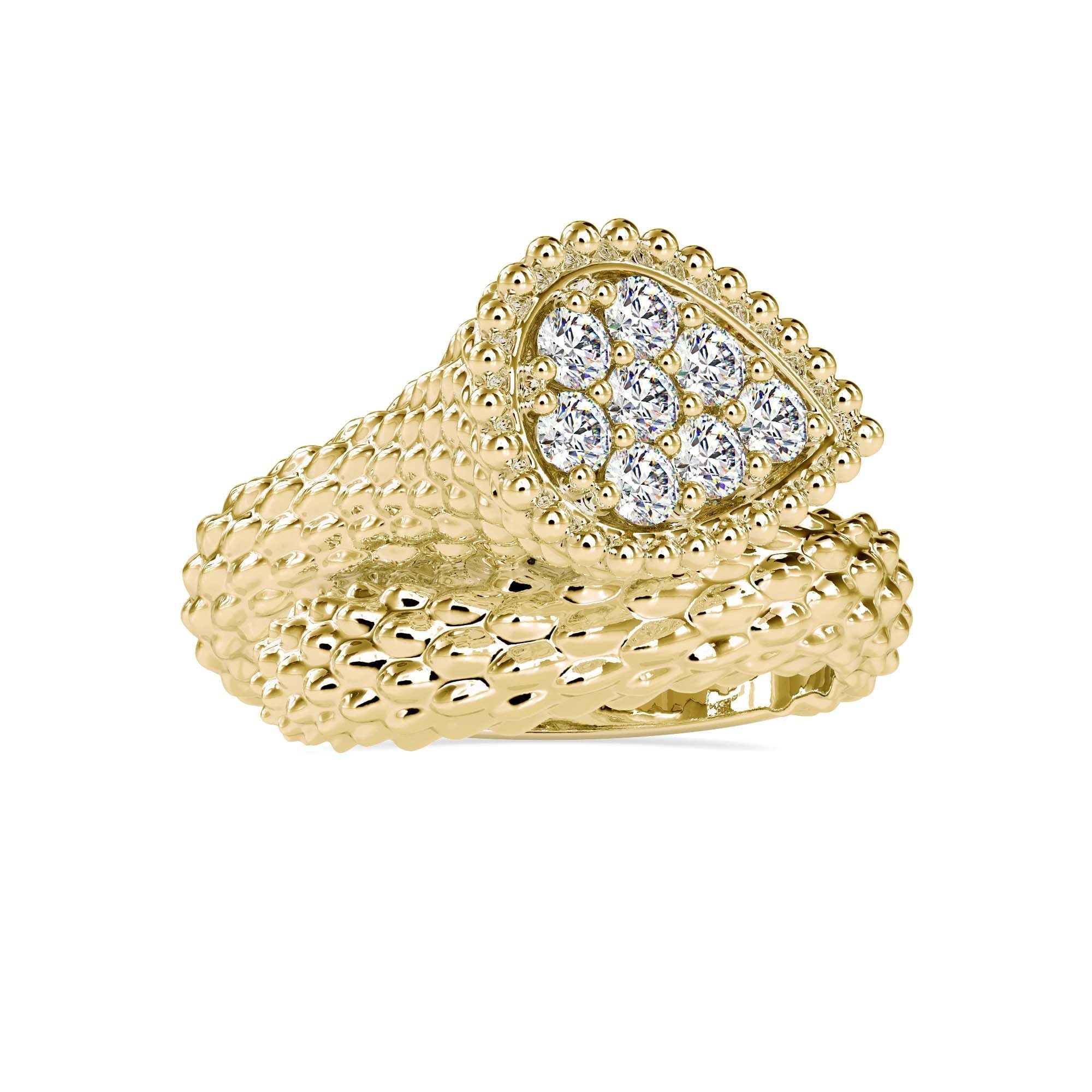 Juliet Lab Diamond Ring Yellow / 18 KT
