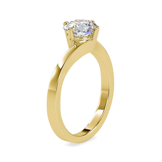 Load image into Gallery viewer, Swirl Lab Diamond Ring Yellow / 18 KT
