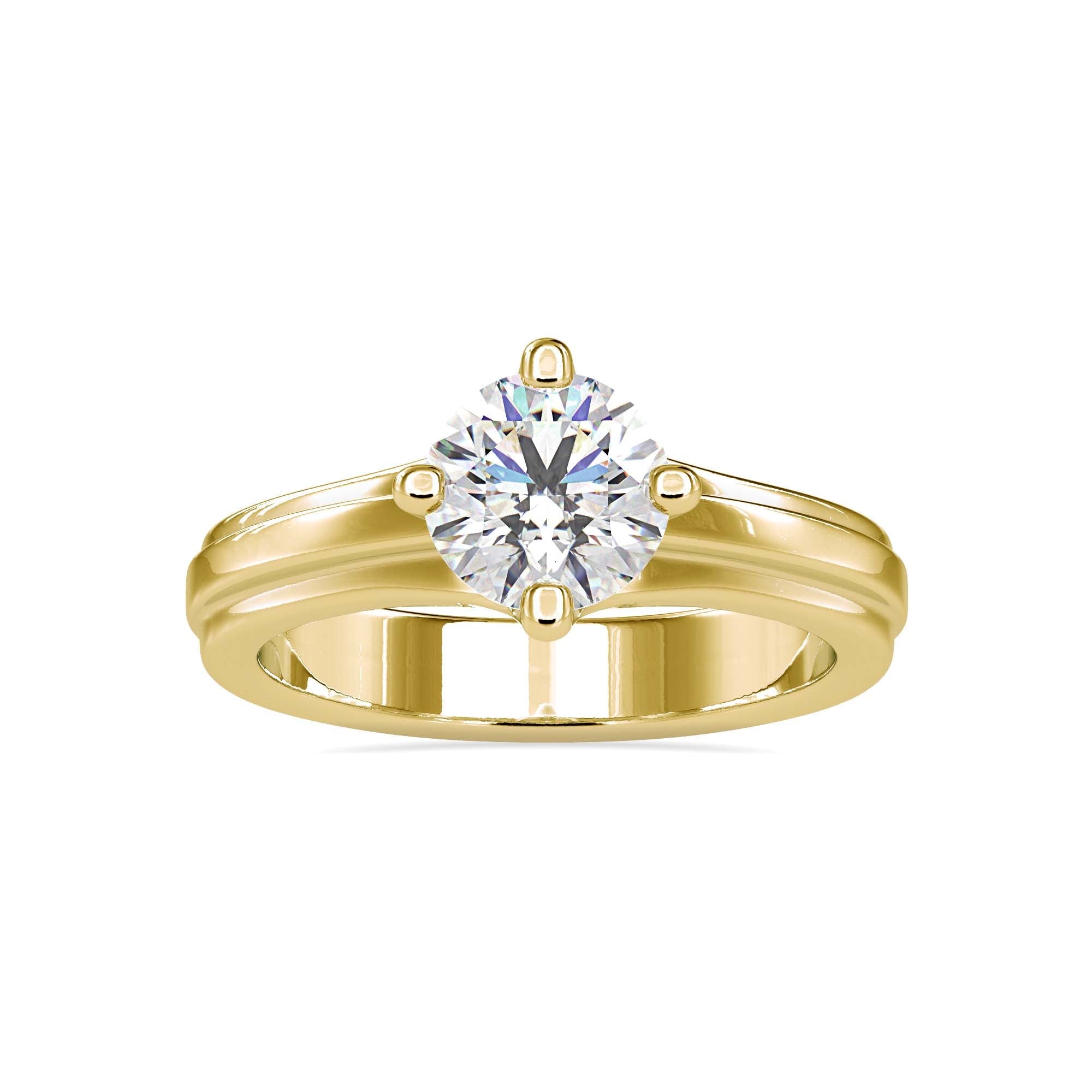 Buy Samantha Round Lab Diamond Ring – Fiona Diamonds