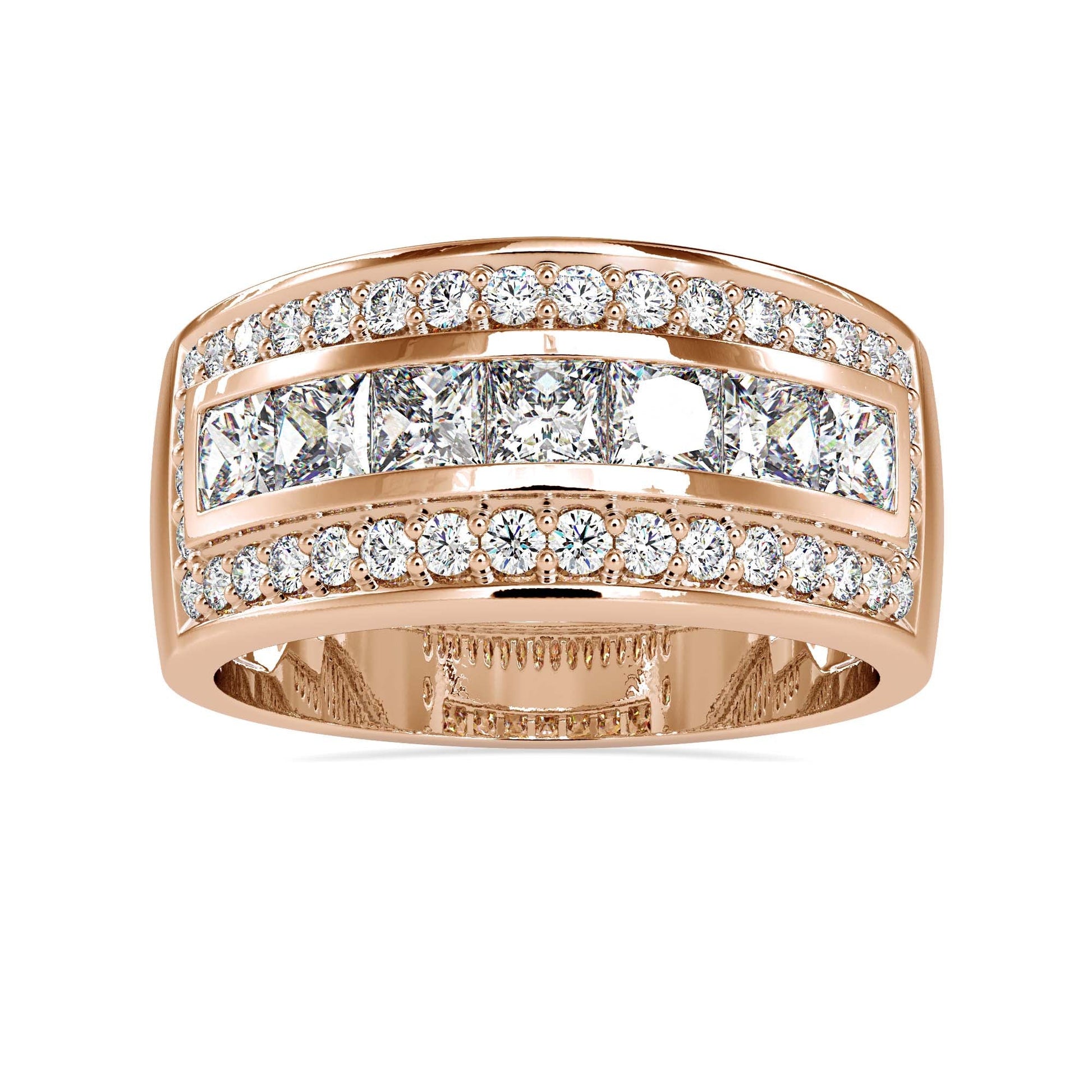 Solitaire Engagement Lab Diamond Ring 18 Karat Rose Gold Slew Lab Diamond Ring Fiona Diamonds