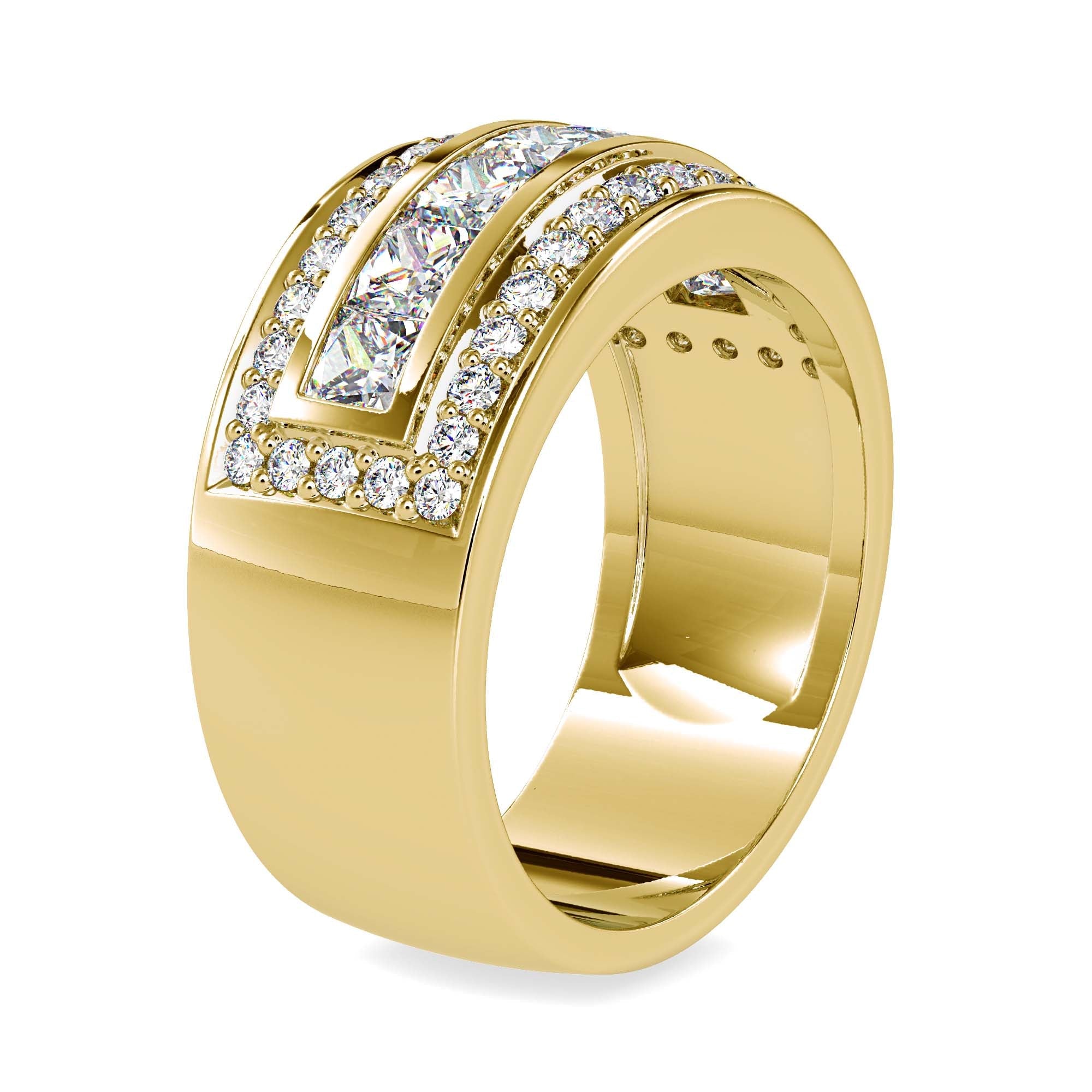 Solitaire Engagement Lab Diamond Ring 18 Karat Yellow Gold Slew Lab Diamond Ring Fiona Diamonds