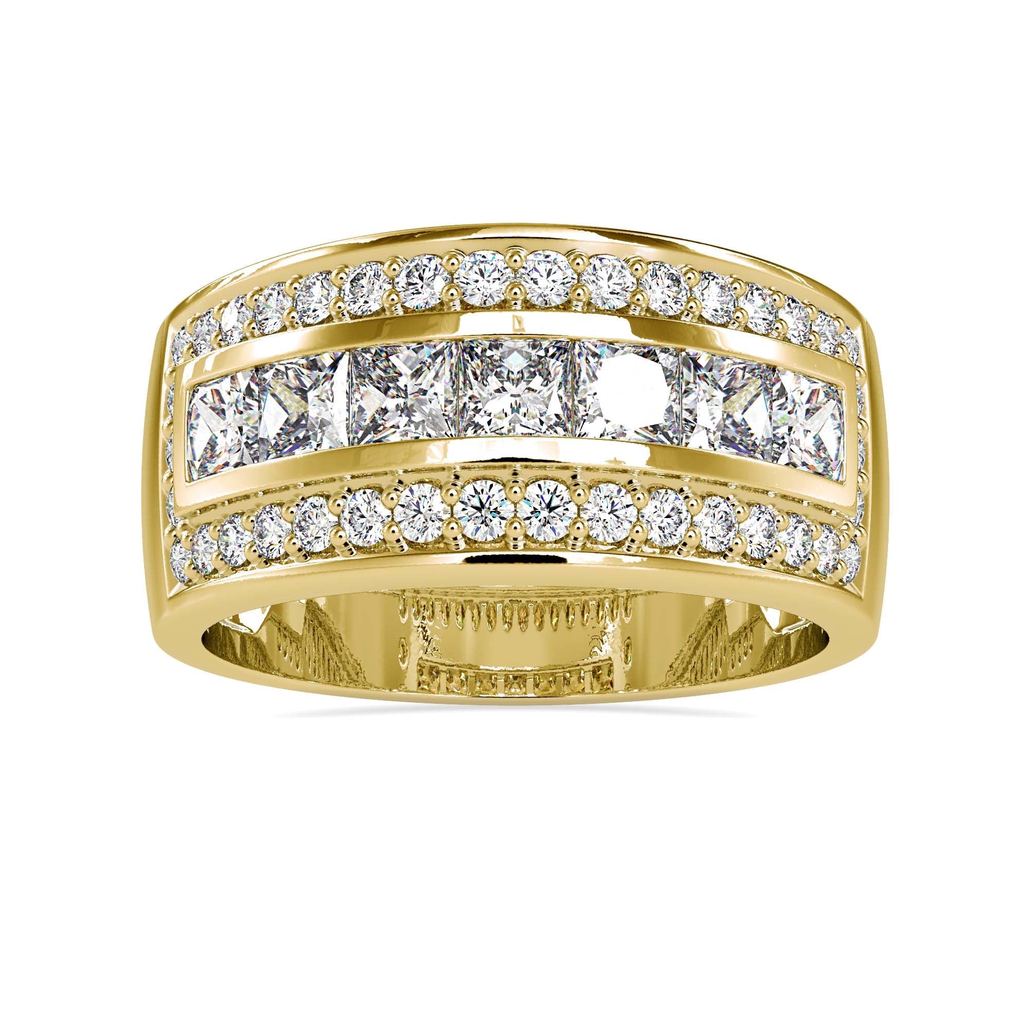 Solitaire Engagement Lab Diamond Ring 18 Karat Yellow Gold Slew Lab Diamond Ring Fiona Diamonds