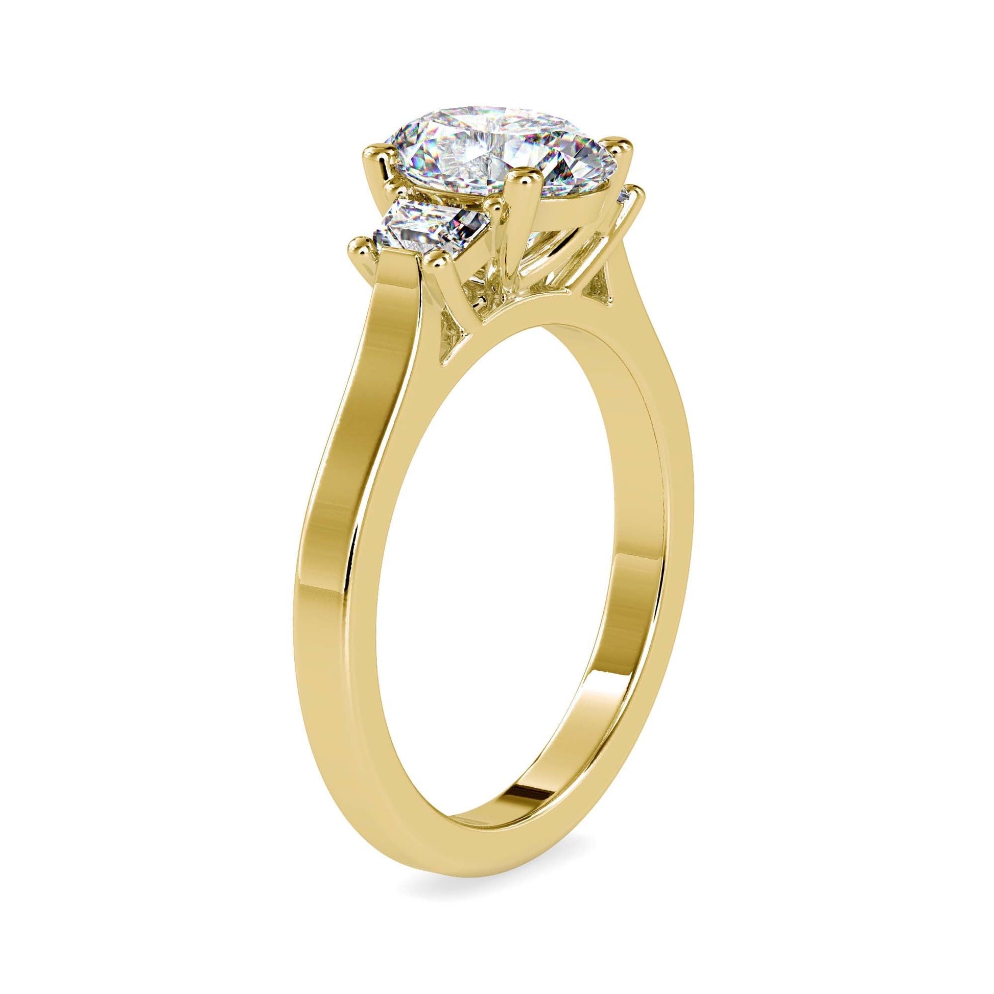 3 Stone Rings Collection Trinity Lab Grown Diamond 3 Stone Ring Fiona Diamonds