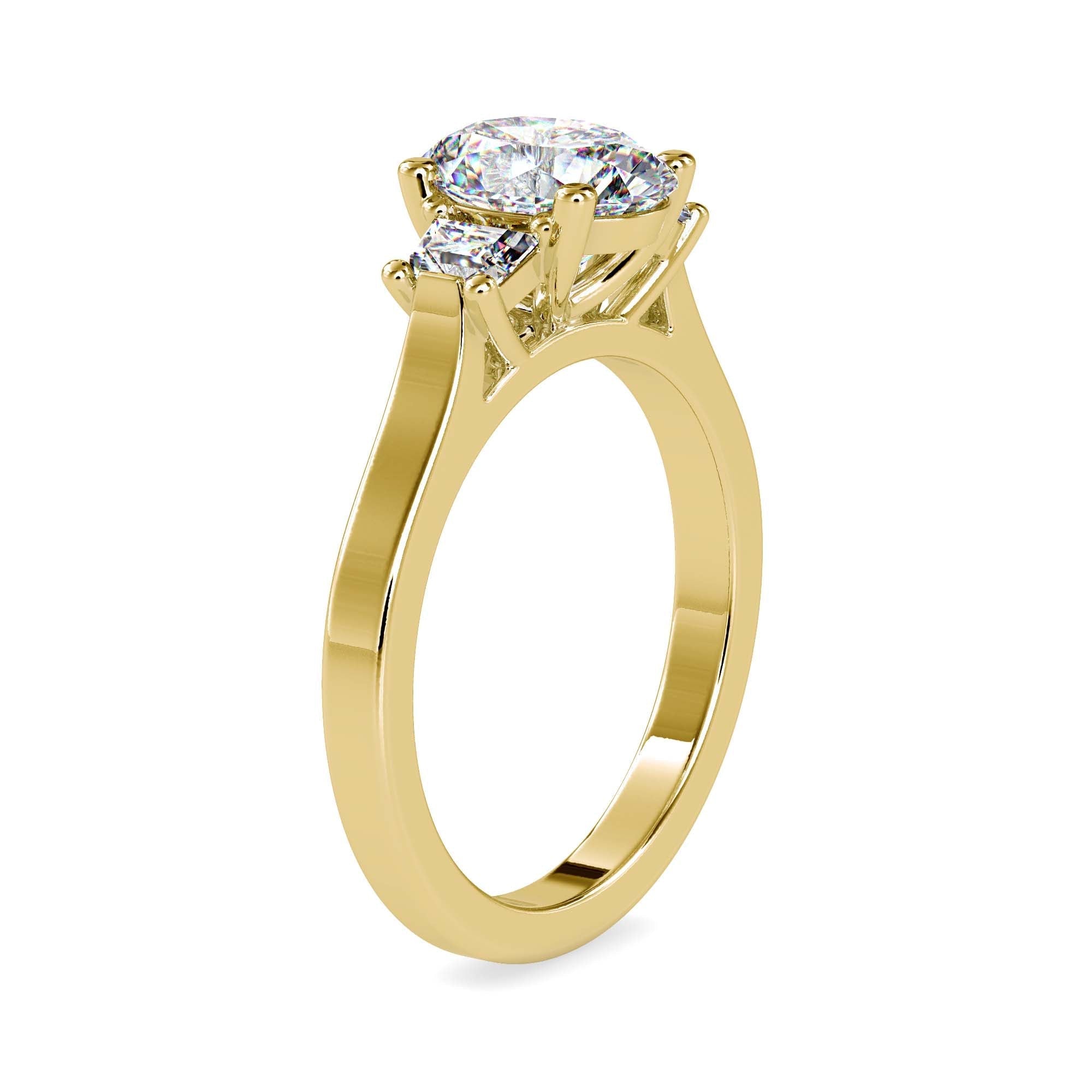 3 Stone Rings Collection Trinity Lab Grown Diamond 3 Stone Ring Fiona Diamonds