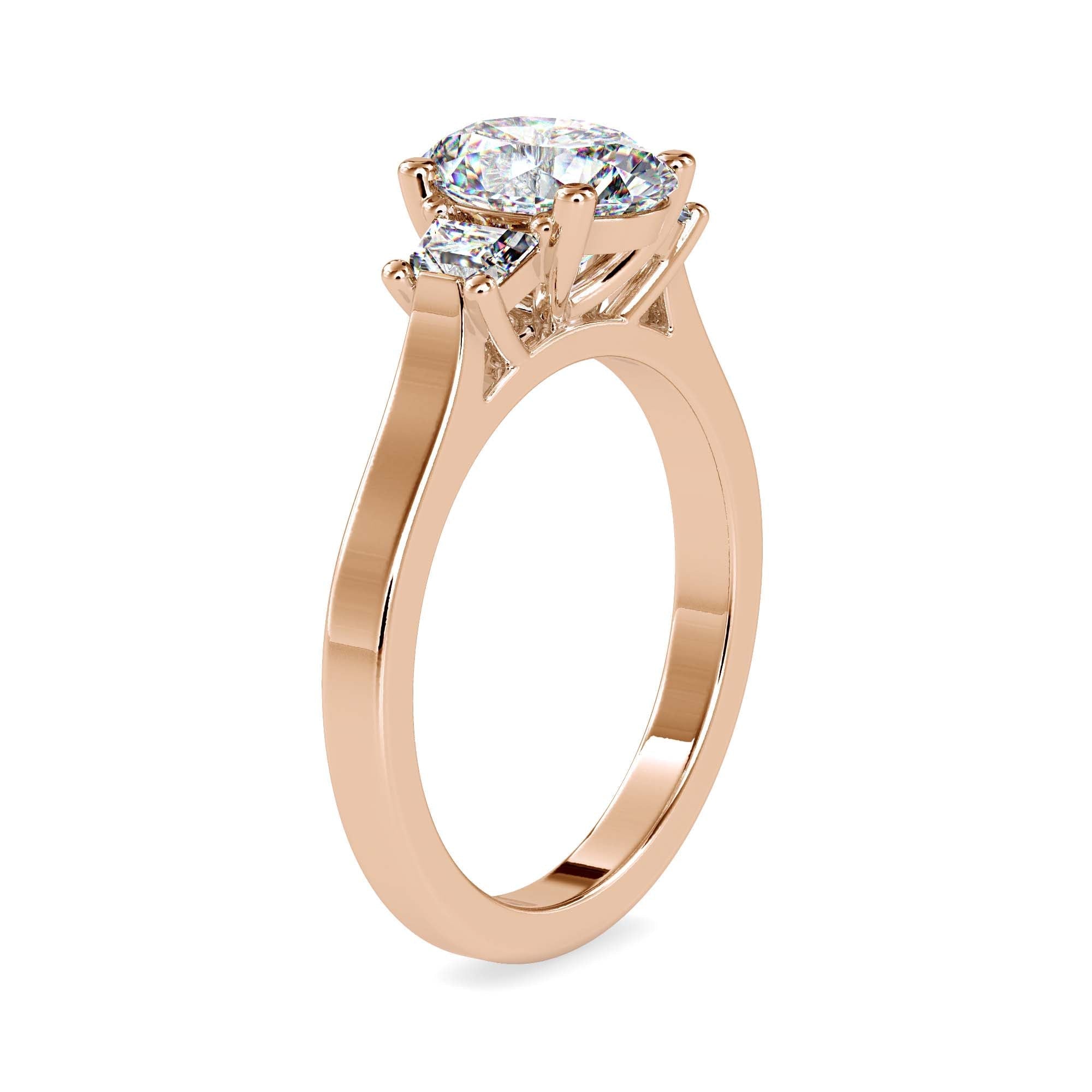 3 Stone Rings Collection Trinity Lab Grown Diamond 3 Stone Ring Fiona Diamonds