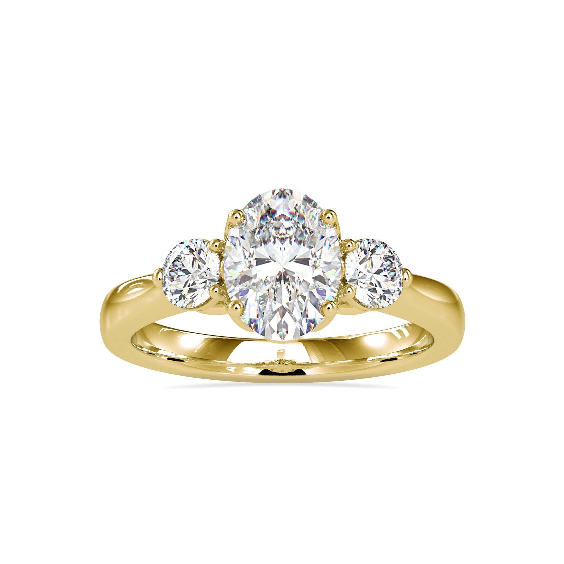 Iris Lab Grown Diamond 3 Stone Ring 3 Stone Ring Designs Fiona Diamonds