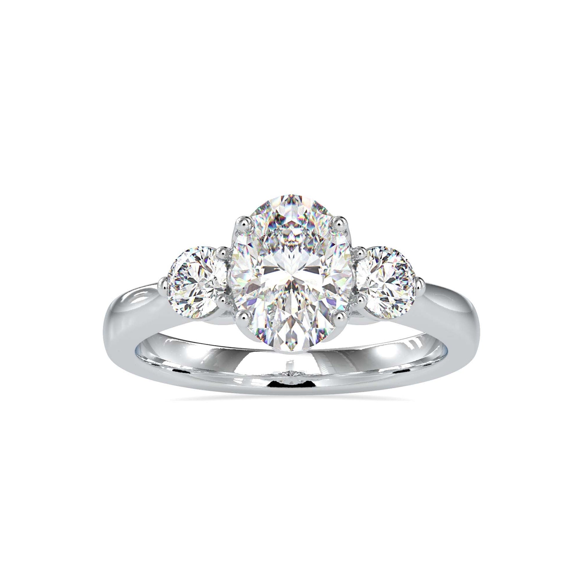 Iris Lab Grown Diamond 3 Stone Ring 3 Stone Ring Designs Fiona Diamonds