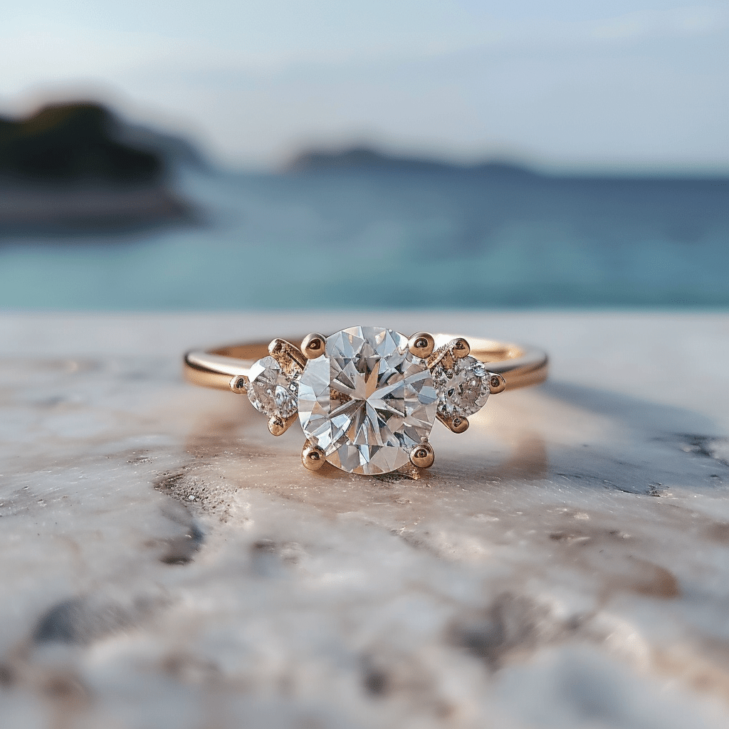 Round Engagement Rings with Man Made Diamonds: Classic Elegance Meets Modern Ethics Round Engagement Rings with Man Made Diamonds: Classic Elegance Meets Modern Ethics