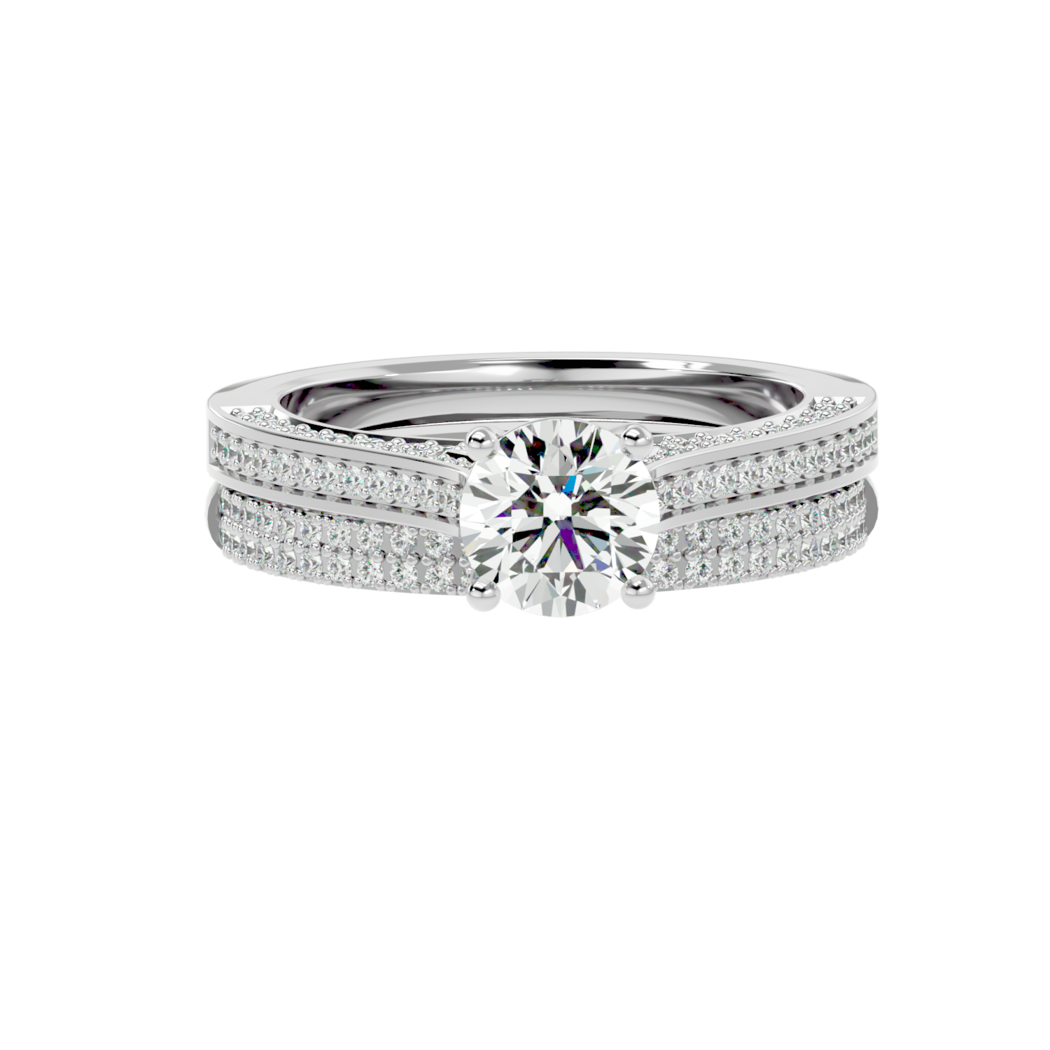 Solitaire Engagement Lab Diamond Ring 18 Karat White Gold 65 Pointer Gera Lab Diamond Ring Fiona Diamonds