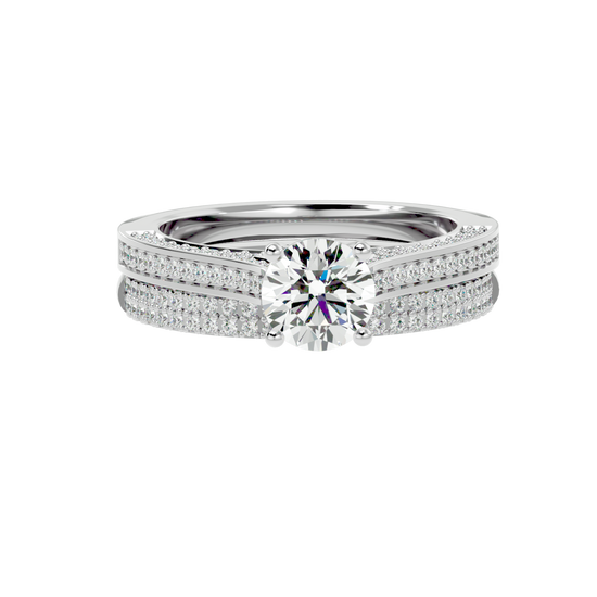 Solitaire Engagement Lab Diamond Ring 18 Karat White Gold 65 Pointer Gera Lab Diamond Ring Fiona Diamonds