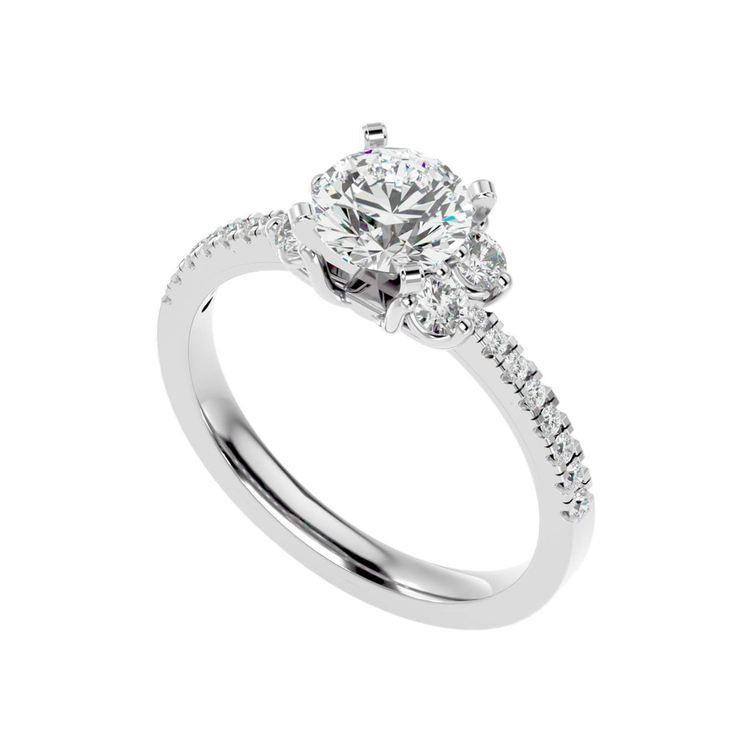 Lab Diamond Rings Alba 69 pointer Oval Lab Diamond Ring