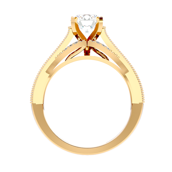 Load image into Gallery viewer, Lab Diamond Rings Belza 50 Pointer Round Lab Diamond Ring
