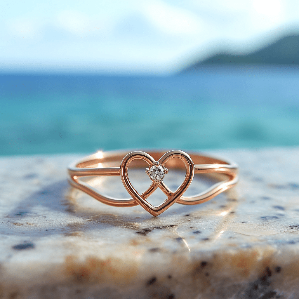 Eternal lab grown diamond ring very sleek and thin band design Fiona Diamonds