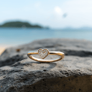 Devotion lab grown diamond ring very sleek and thin band design Fiona Diamonds