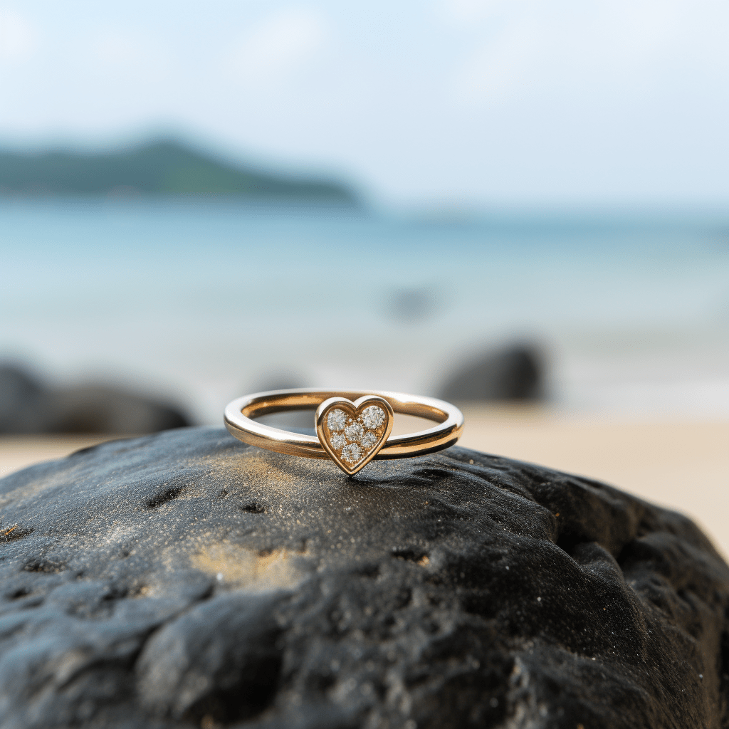 Enamored lab grown diamond ring very sleek and thin band design Fiona Diamonds