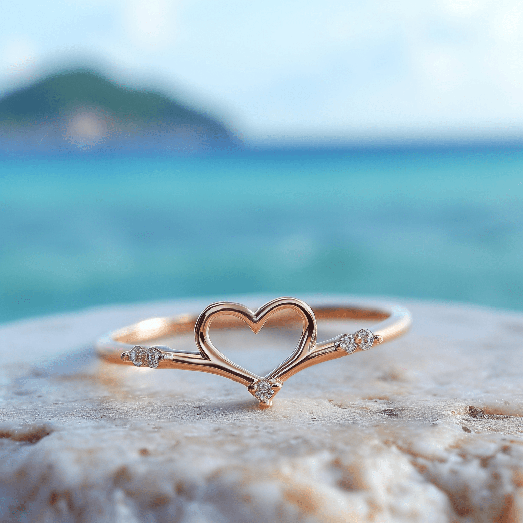 Quaint lab grown diamond ring very sleek and thin band design Fiona Diamonds