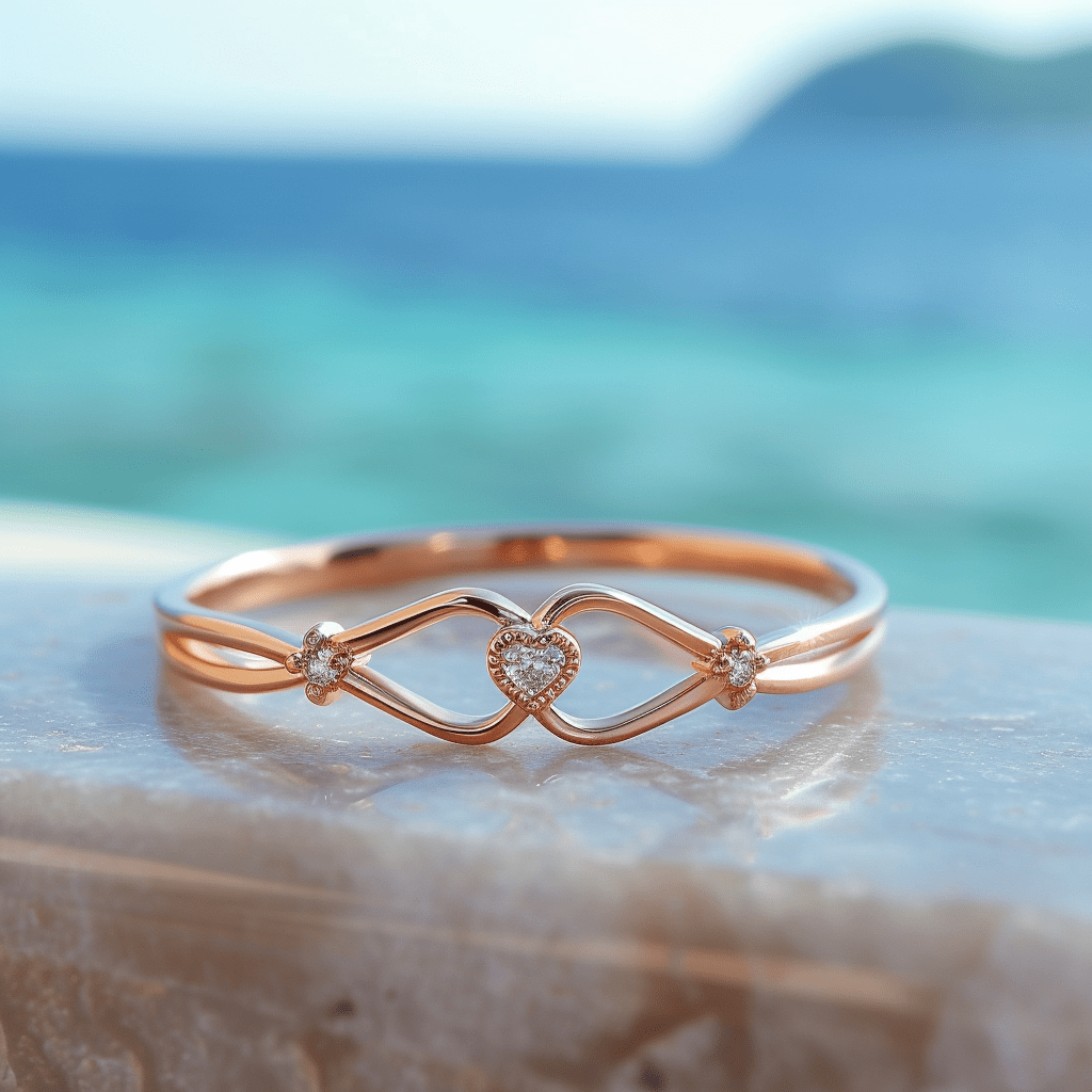 Rapture lab grown diamond ring very sleek and thin band design Fiona Diamonds