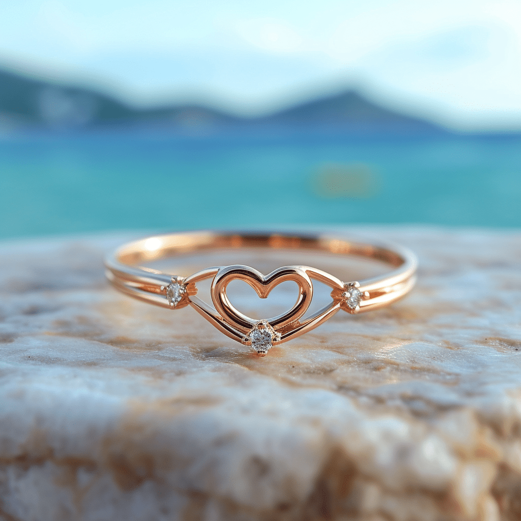 Serendipity lab grown diamond ring very sleek and thin band design Fiona Diamonds