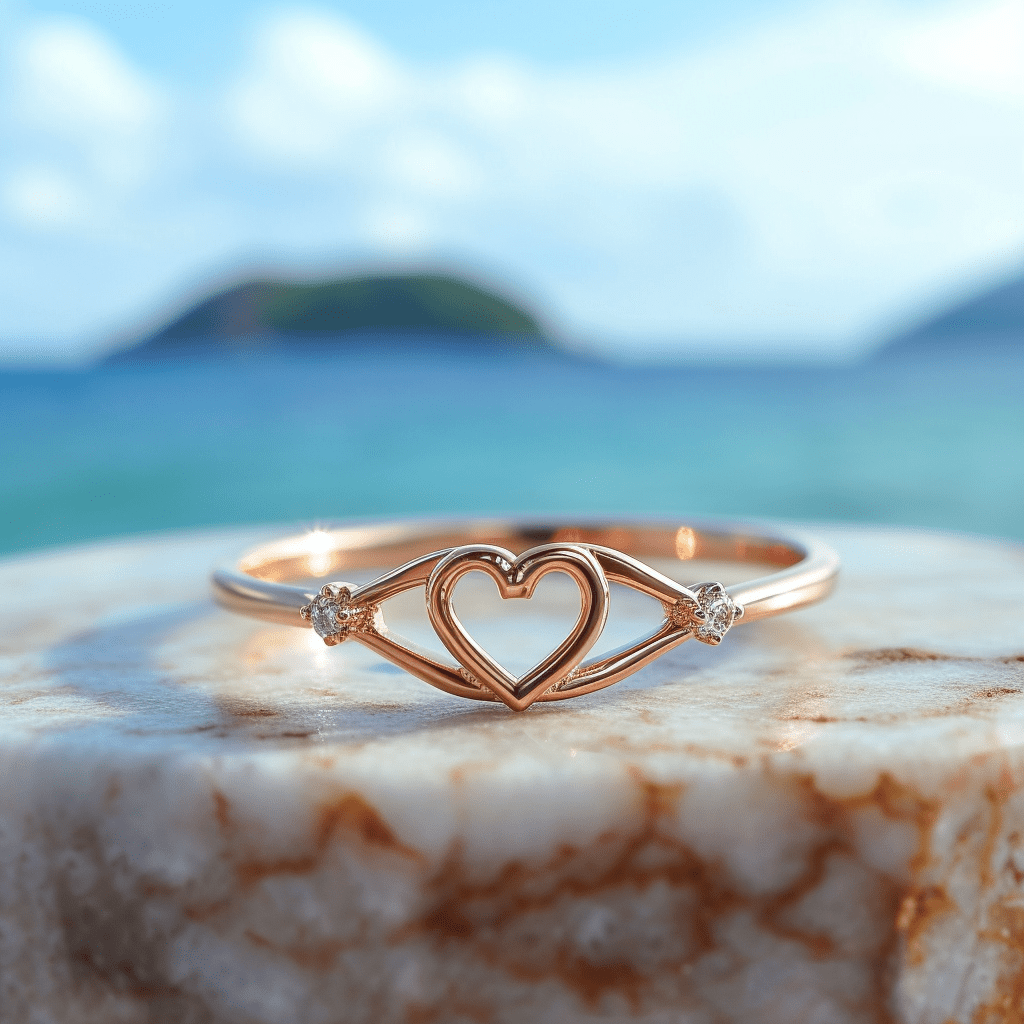 Unity lab grown diamond ring very sleek and thin band design Fiona Diamonds