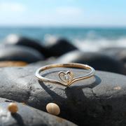 Sacred lab grown diamond ring very sleek and thin band design Fiona Diamonds