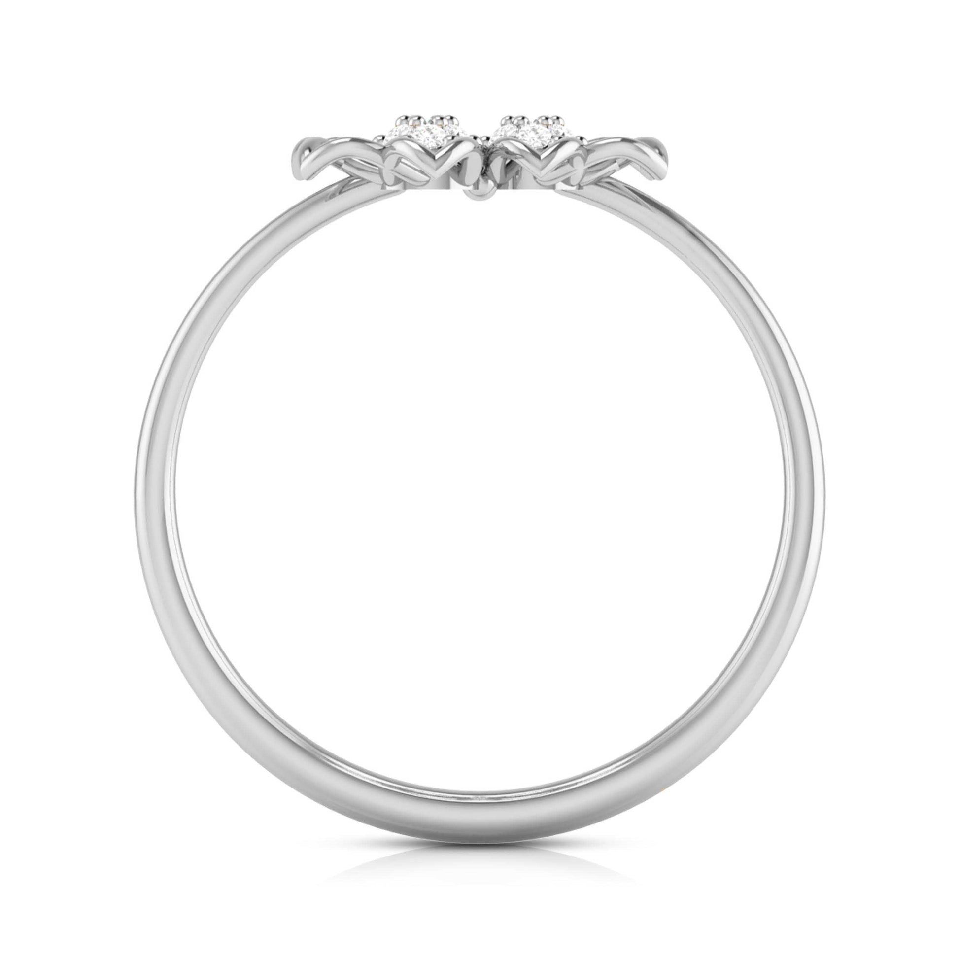 Greenery lab grown diamond ring unique ring design Fiona Diamonds